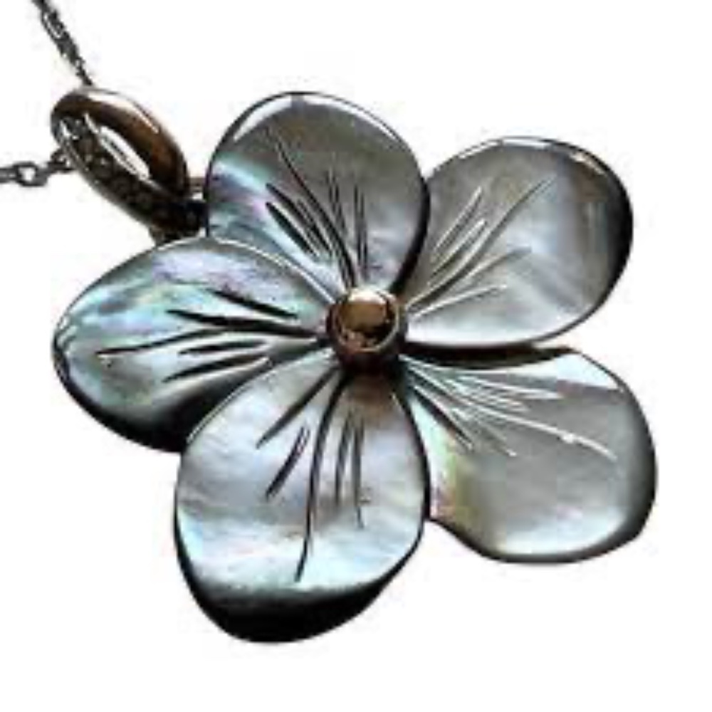 Brighton Neptune's Ring Pearl Earrings & Neptune's Ring Shell Flower Necklace